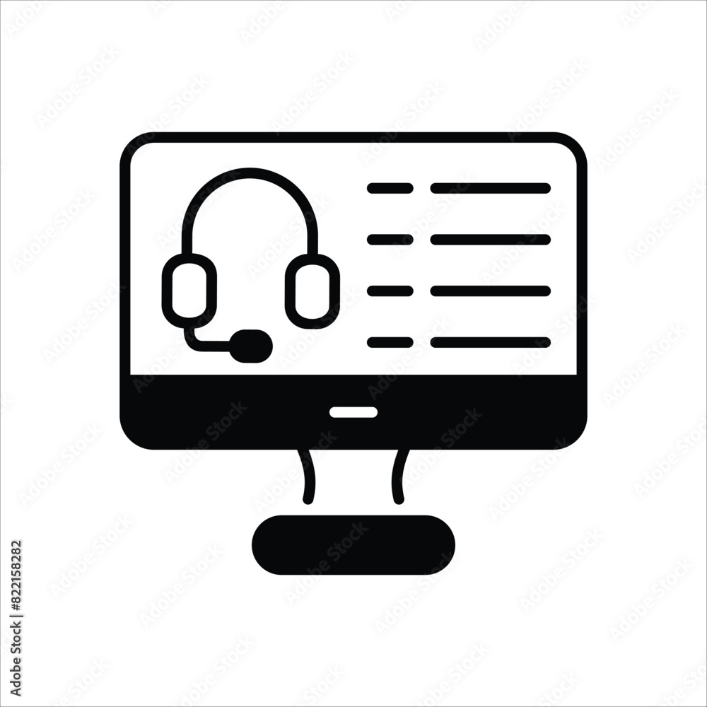 Online Support Icon editable stock vector icon Online Support Icon editable stock vector icon