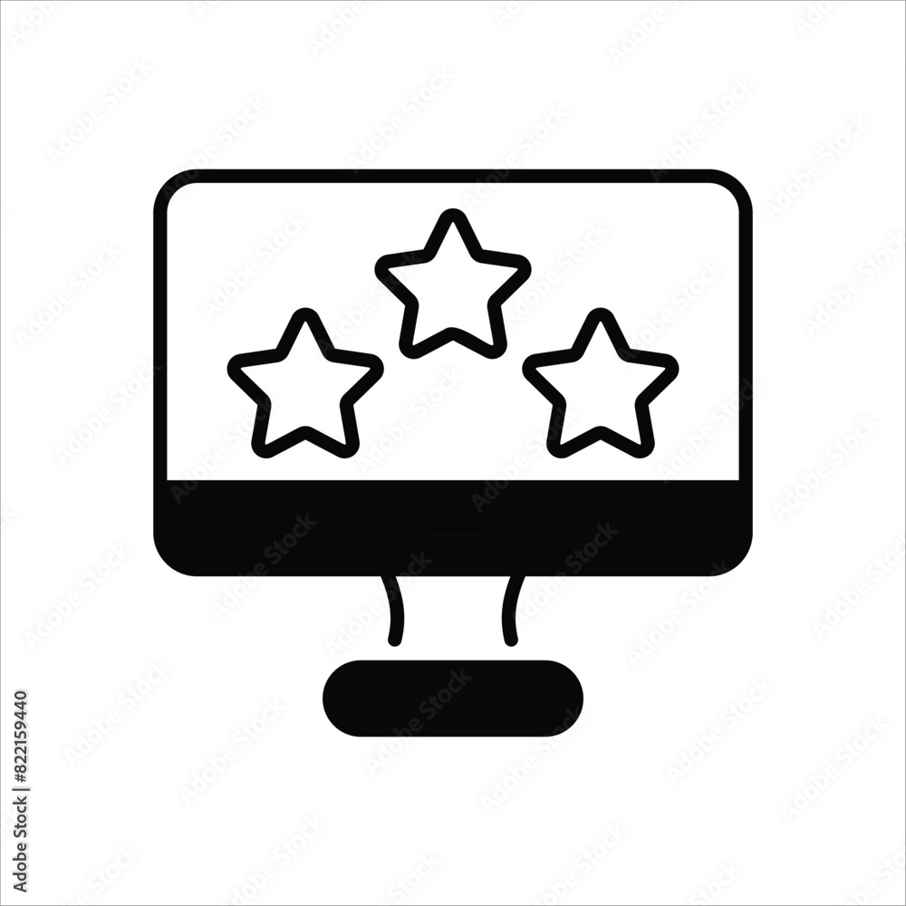 Rating Icon editable stock vector icon Rating Icon editable stock vector icon