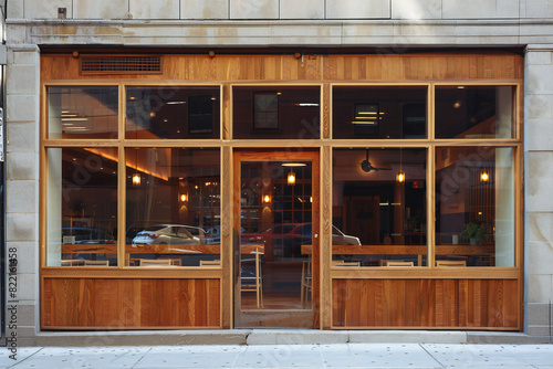 Store front Coffee house bistro cafeteria