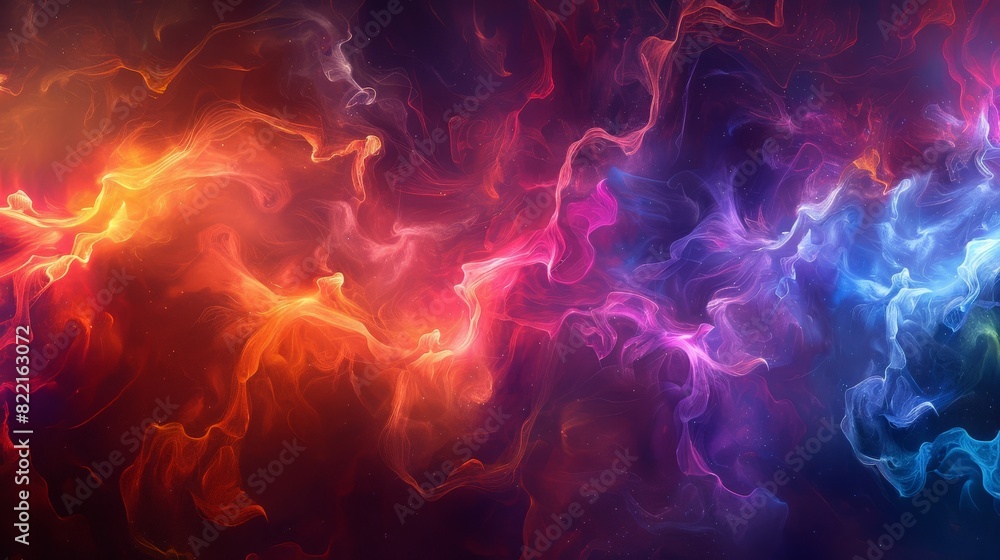 A depiction of the fleeting nature of life, featuring an abstract background with vibrant colors and dynamic shapes that slowly dissolve into dark, formless voids. This minimalist design captures the A depiction of the fleeting nature of life, featuring an abstract background with vibrant colors and dynamic shapes that slowly dissolve into dark, formless voids. This minimalist design captures the