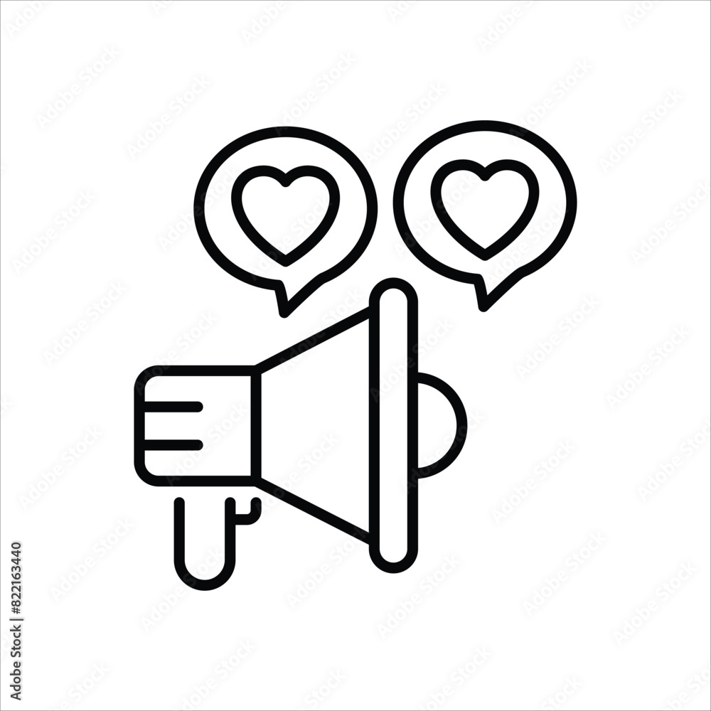 Marketing Icon editable stock vector icon Marketing Icon editable stock vector icon
