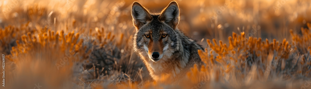 Coyote Hunting in Desert: Wildlife Adaptation and Survival in Harsh Environment Coyote Hunting in Desert: Wildlife Adaptation and Survival in Harsh Environment