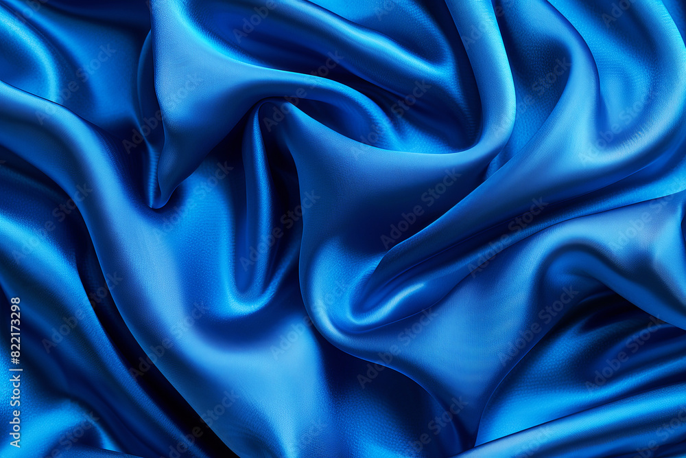 Fototapeta premium blue satin background