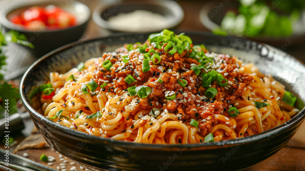 Zha Jiang Mian (Noodles with Soybean Paste) Zha Jiang Mian (Noodles with Soybean Paste)
