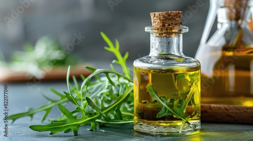 Taramir essential oil. Selective focus