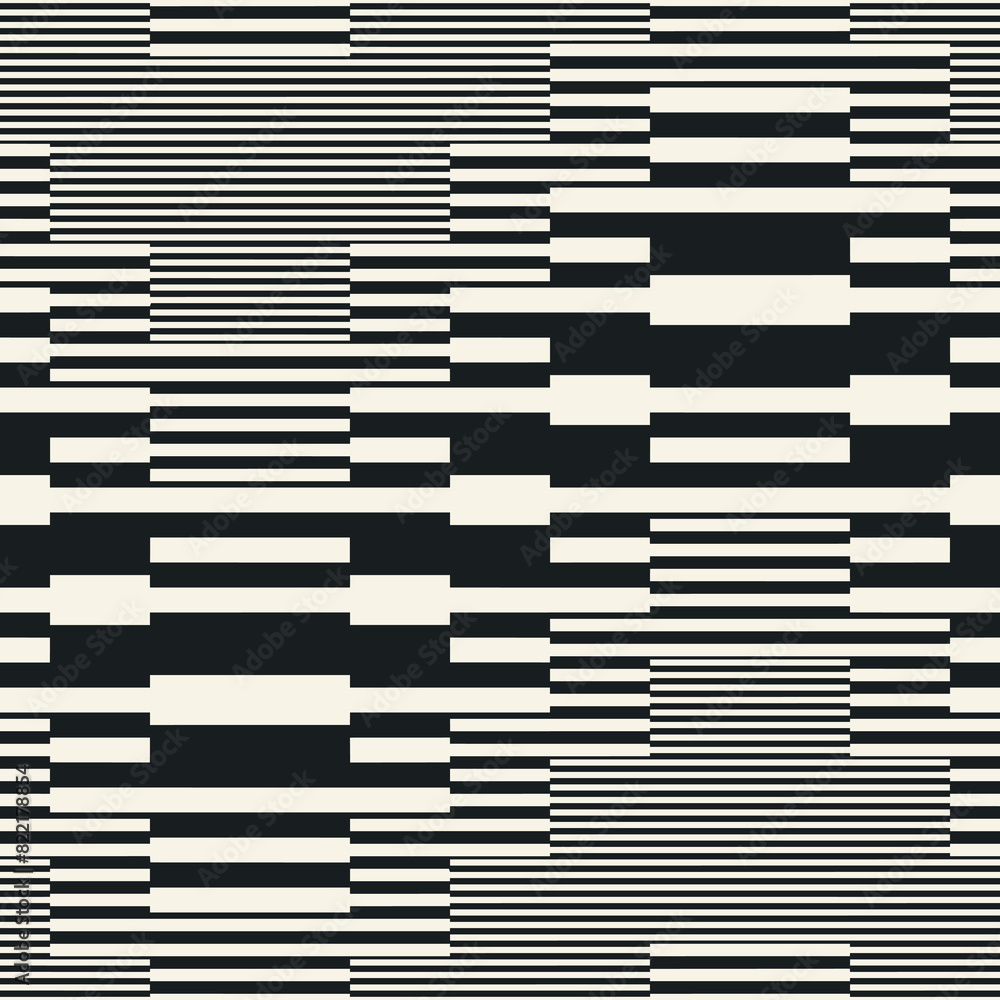 Variegated Striped Glitch Wave Pattern Variegated Striped Glitch Wave Pattern