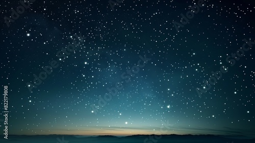 Space modern background - starry night sky photo