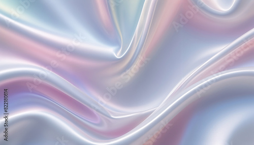 Light purple smooth fabric surface background. Elegant purple with folds like waves. Light texture background.
