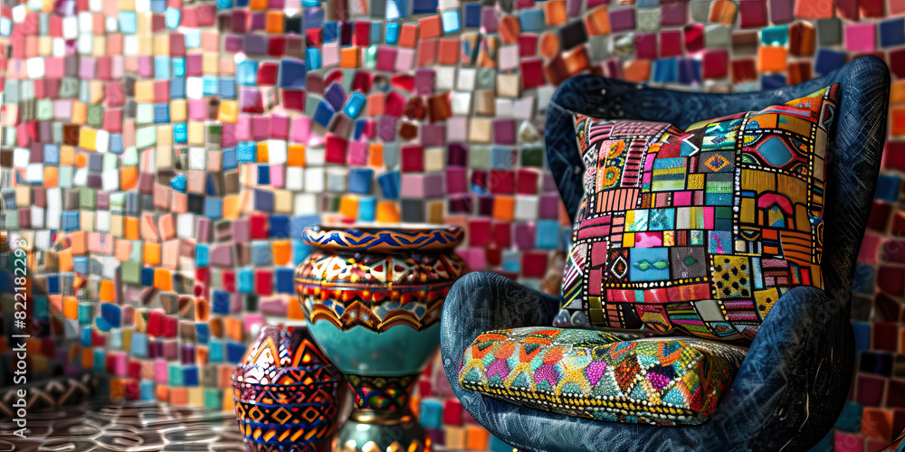 Eccentric Charm: Blending Hues, Textured Textiles, and Whimsical Accents for a Bohemian Aesthetic