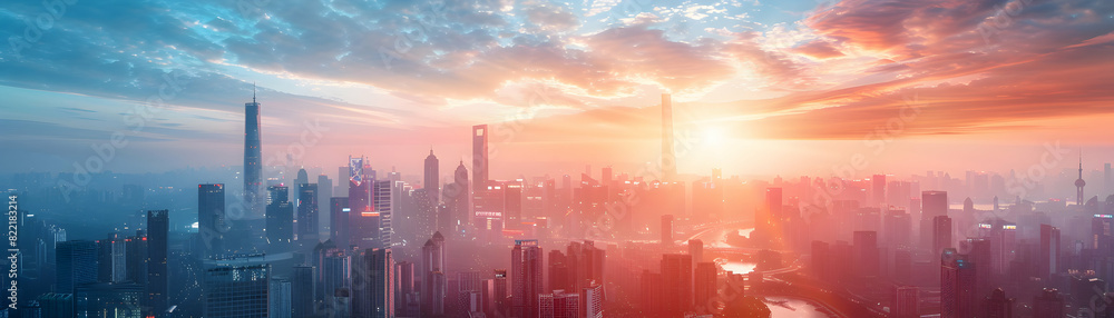 Futuristic Financial Hub Cityscape: Advanced Skyscrapers Smart Technology in Urban Finance Center Photo Realistic Stock Concept Futuristic Financial Hub Cityscape: Advanced Skyscrapers Smart Technology in Urban Finance Center Photo Realistic Stock Concept