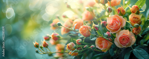 Wallpaper Mural Fresh flower bouquet for mother's day. Card and background concept. Torontodigital.ca