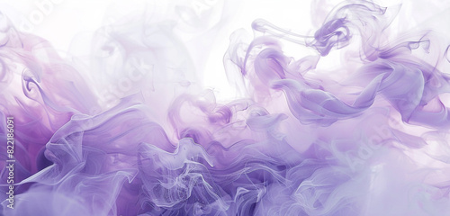 Lilac abstract billboard in pastel shades, delicate and isolated on a white background. photo
