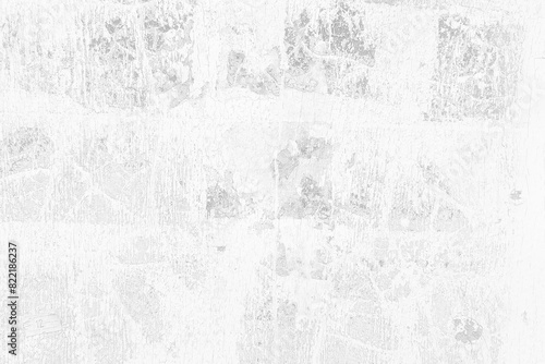 White Grunge Peeling Wall Background.