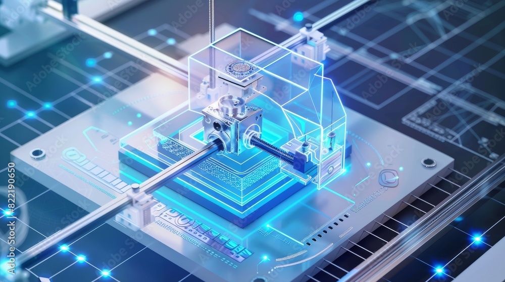 Object made on 3D printer. Plastic filament. Engineering development tools. Innovation additive technology. Modern illustration on white background. Object made on 3D printer. Plastic filament. Engineering development tools. Innovation additive technology. Modern illustration on white background.