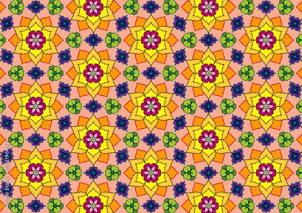 seamless floral pattern seamless floral pattern