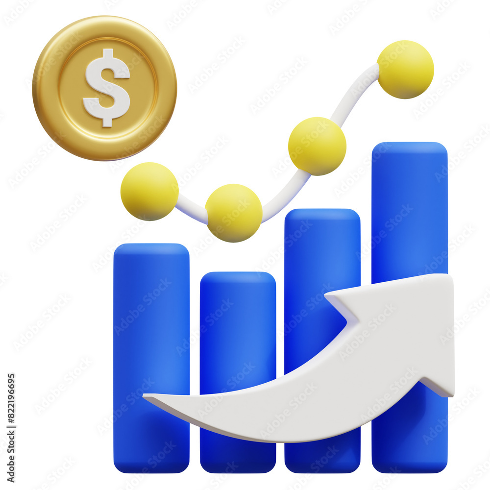 Growth Chart 3d, 3d icon, 3d illustration, style, render, rendering, Suitable for website, mobile app, print, presentation, infographic and any other project. Growth Chart 3d, 3d icon, 3d illustration, style, render, rendering, Suitable for website, mobile app, print, presentation, infographic and any other project.