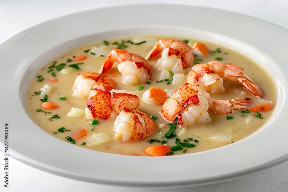 Symphony of Shellfish in Aqua Grill Bisque Symphony of Shellfish in Aqua Grill Bisque