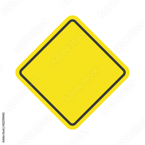 Yellow road warning sign Free Download Yellow road warning sign - GFXLoad