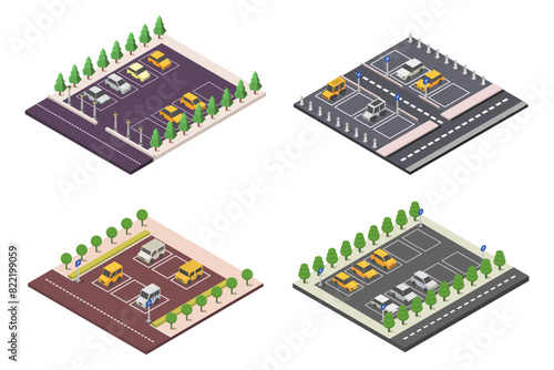Isometric parking