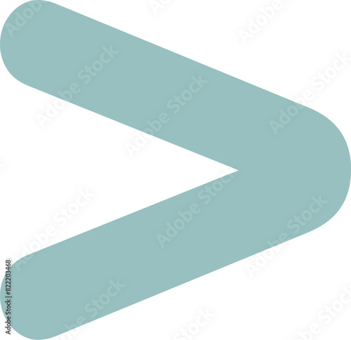 Cute Mathematic Sign Symbol Much Greater Than >, Math Subject Education