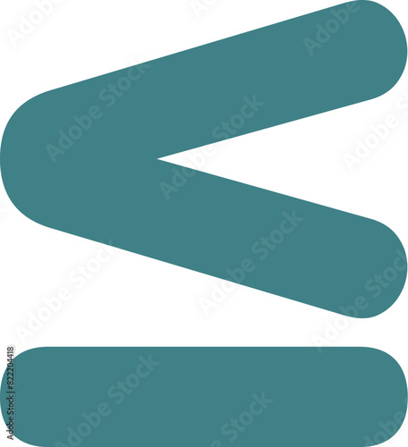 Cute Math Symbol Much Less Than < or Equal to, Mathematics Subject Education
