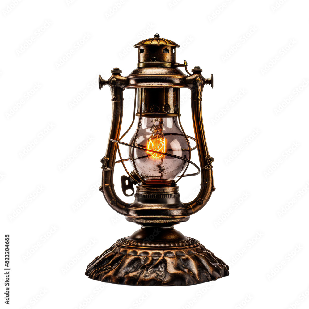 Old lamp Isolated on transparent background, png, cut out. Old lamp Isolated on transparent background, png, cut out.