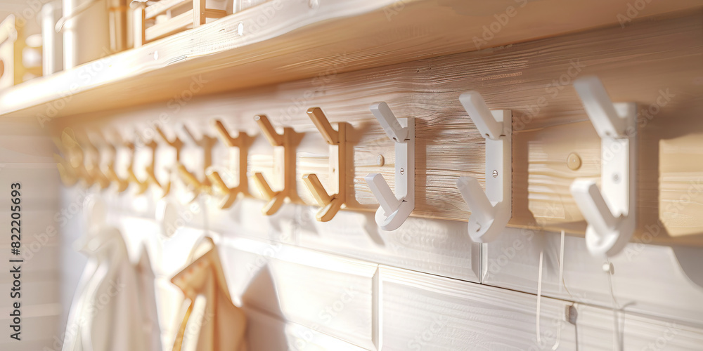 Wall Organization: Featuring solutions for organized and functional walls, such as hooks, shelves, and wall-mounted storage options Wall Organization: Featuring solutions for organized and functional walls, such as hooks, shelves, and wall-mounted storage options