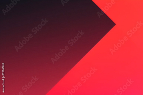 空の広々とした部屋に、美しさの明暗の透明な赤、グラデーションの平らな壁と床の抽象的なイラスト背景テクスチャ photo