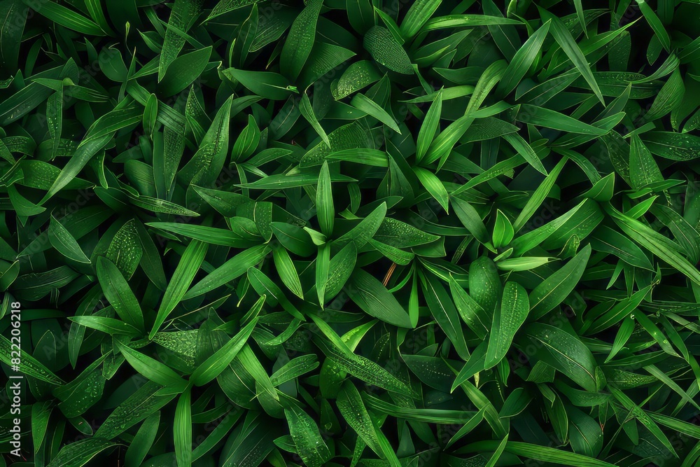 Green grass texture background. Top view of juicy natural organic leaves growing in the field. Green grass texture background. Top view of juicy natural organic leaves growing in the field.