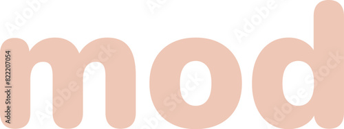 Cute Mathematic Modulo Sign Symbol mod %, Math Subject Education