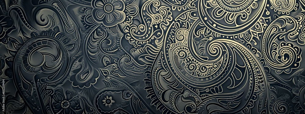 A sophisticated, paisley pattern background with intricate details and soft tones. A sophisticated, paisley pattern background with intricate details and soft tones.