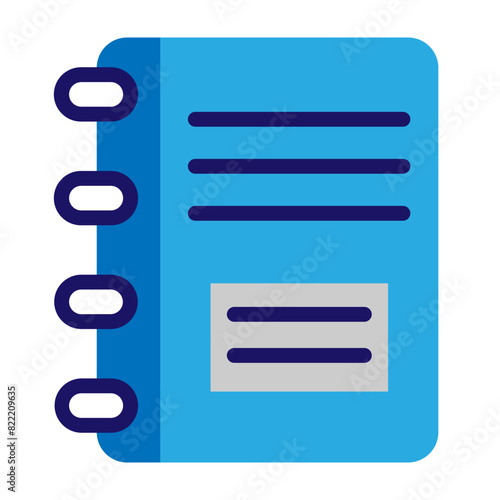 Note Book Flat Icon Design