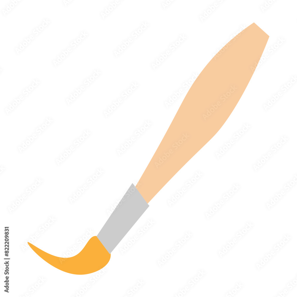 Paint Brush Flat Icon Design Paint Brush Flat Icon Design