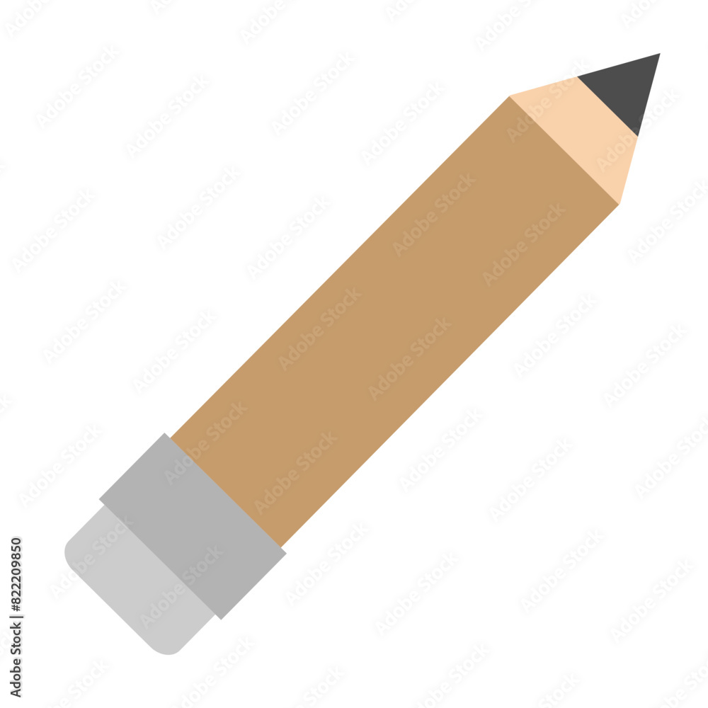 Pencil Flat Icon Design Pencil Flat Icon Design