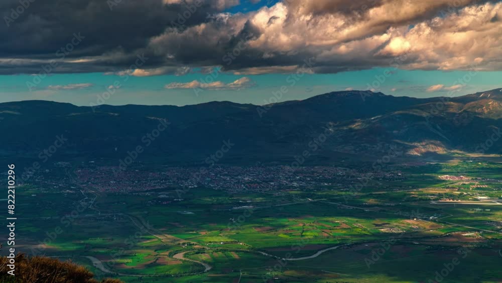 Time lapse video of a city in the middle of the plain Time lapse video of a city in the middle of the plain