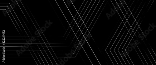 Vector black and white geometric pattern seamless pattern diagonal rectangular lines.	
