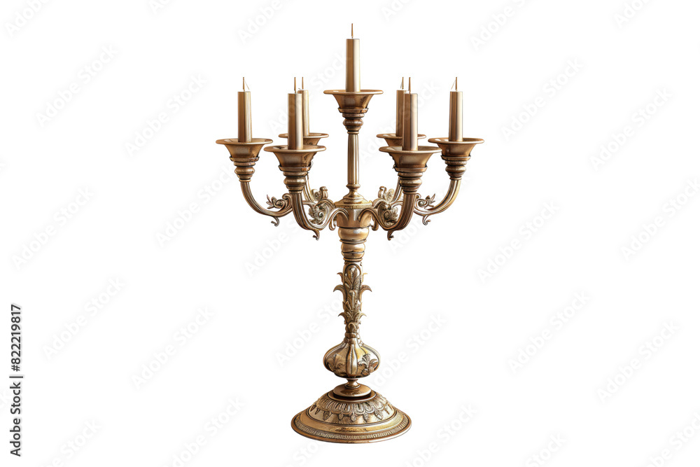 Candelabra isolated on transparent background Candelabra isolated on transparent background