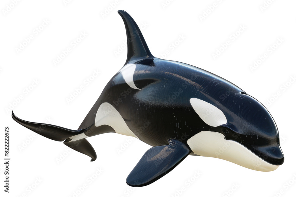 Orca fish isolated on transparent background Orca fish isolated on transparent background