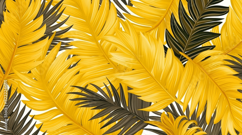 Abstract Image, Monstera Deliciosa Leaves, Palm Tree, Pattern Style Texture, Wallpaper, Background, Cell Phone and Smartphone Cover, Computer Screen, Cell Phone and Smartphone Screen, 16:9 Format - PN