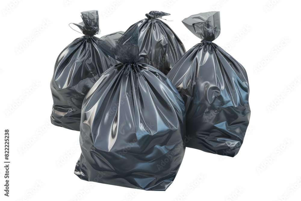 trash bags isolated on transparent background trash bags isolated on transparent background