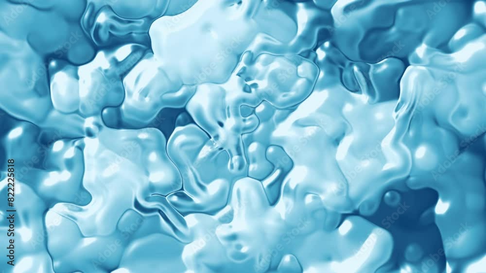 Abstract light blue liquid fluid background, chemical mixture and biological concept, video wallpaper motion graphic Abstract light blue liquid fluid background, chemical mixture and biological concept, video wallpaper motion graphic