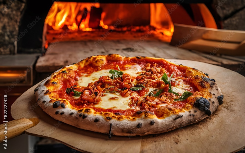 Authentic Wood-Fired Pizza: Crispy Crust, Fresh Ingredients, and Unique Smoky Flavor