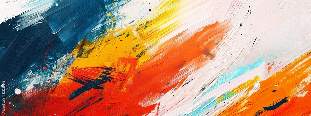 An abstract, artistic background with bold brush strokes and vibrant colors. An abstract, artistic background with bold brush strokes and vibrant colors.
