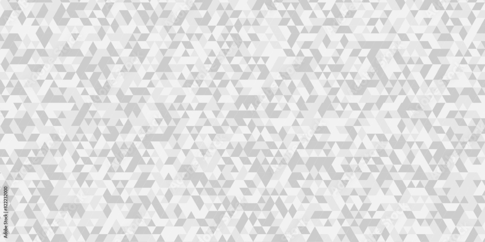 Vector geometric seamless technology gray and white triangle element light background. Abstract digital grid light pattern white Polygon Mosaic triangle Background, business and corporate background. Vector geometric seamless technology gray and white triangle element light background. Abstract digital grid light pattern white Polygon Mosaic triangle Background, business and corporate background.