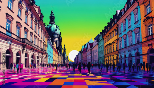 Dresden City Festival. historical cities. the ancient architecture of the city #822234263