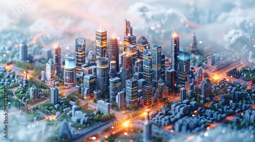 Smart Infrastructure integrating IoT and AI to enhance urban planning, improve public services, and optimize resource management 