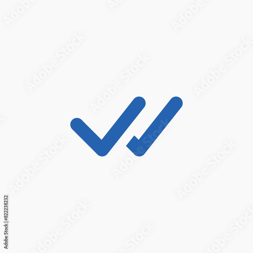 double check mark tick icon