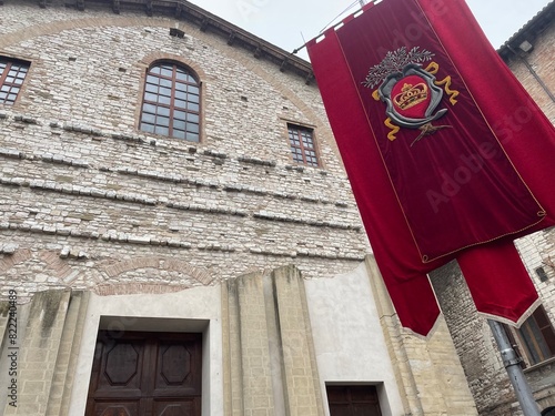 Gubbio city center during the festa dei Ceri
