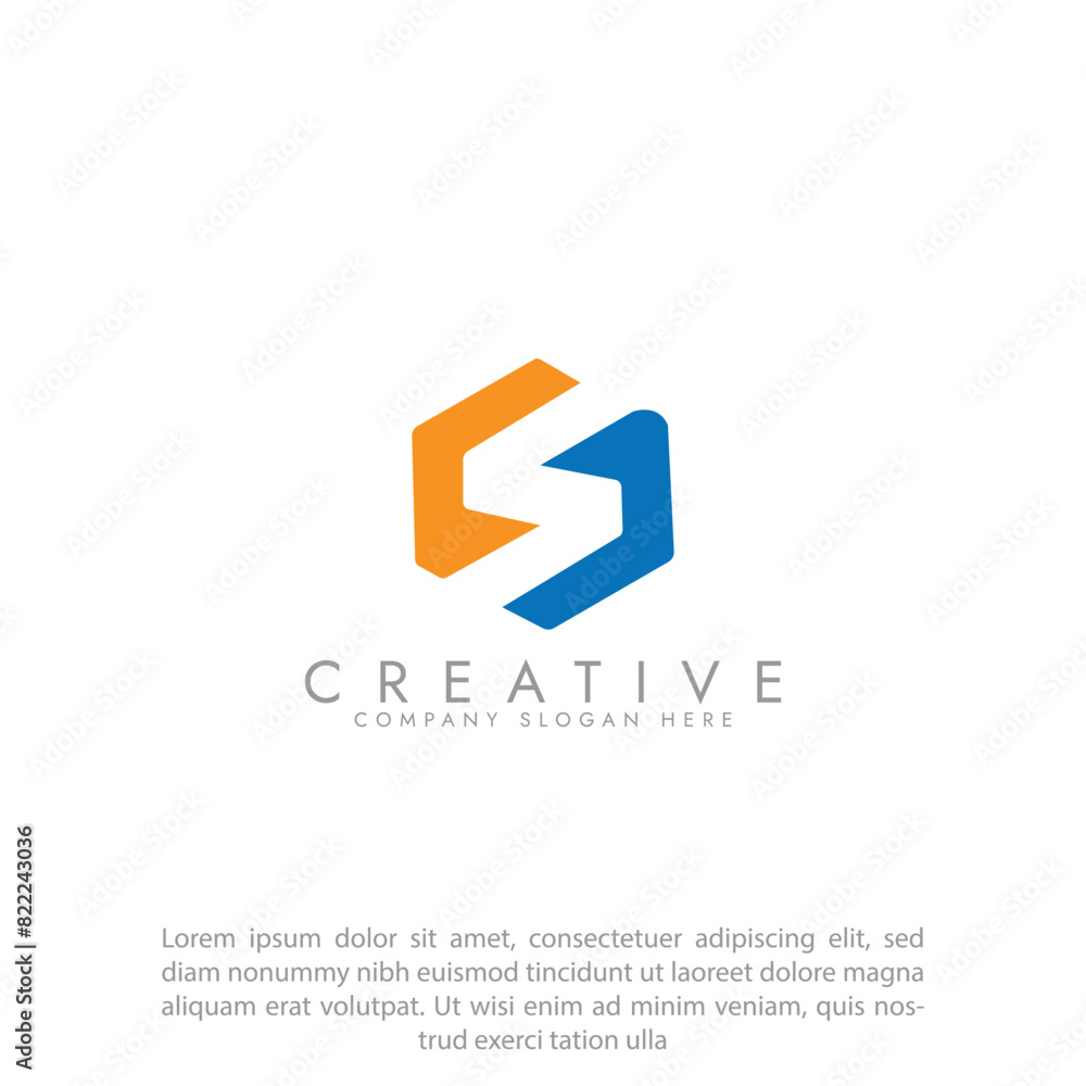 S logo design for technology companies and business consulting S logo design for technology companies and business consulting