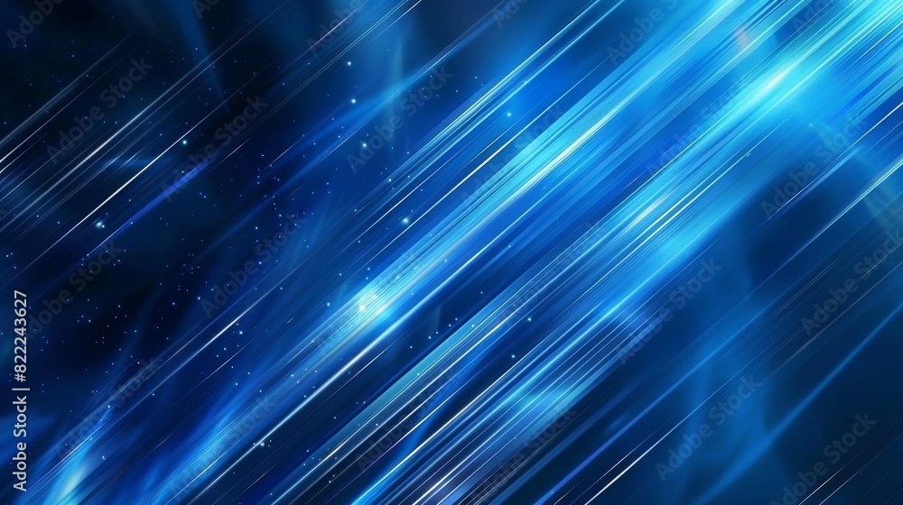 Stunning abstract blue diagonal light streaks with starry background Stunning abstract blue diagonal light streaks with starry background